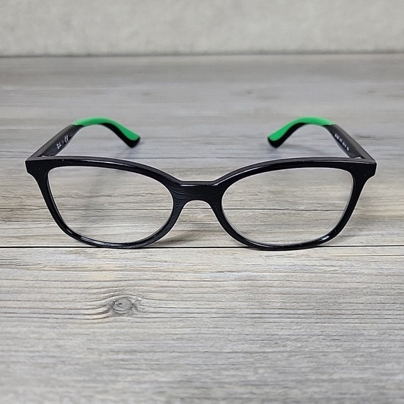 Ray-Ban Other - Ray-Ban RB1586 3773 Kids‎ Eyeglasses Black Green Frames Only 49-16-130 Full Rim